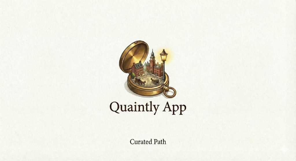 Quaintly App - Etched Logo